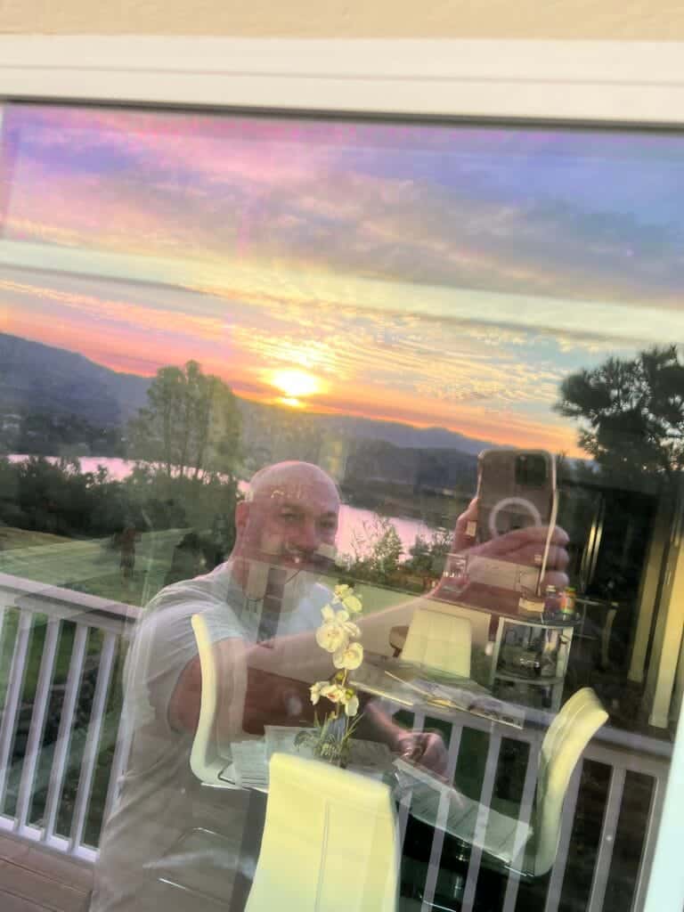 Nice views at Hidden Valley Lake California where I am staying for a bit while I refocus, build USAHouses.com and this lake view spot is actually where I wrote my book