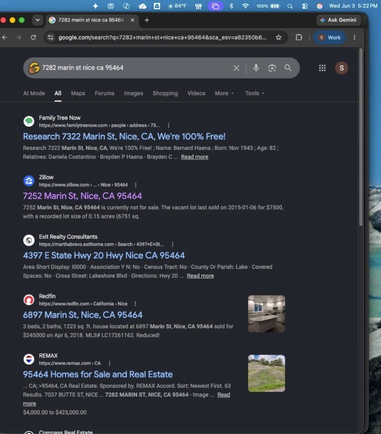 Google Lies with Zillow and Other