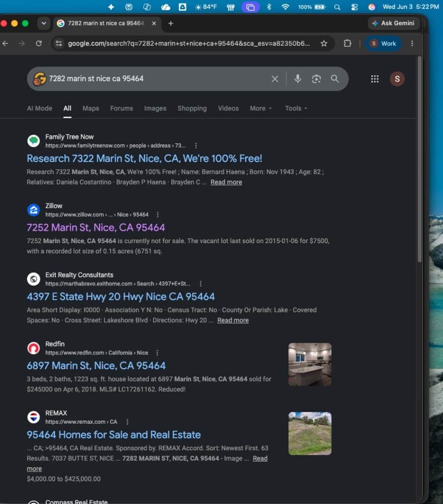 Google Lies with Zillow and Other