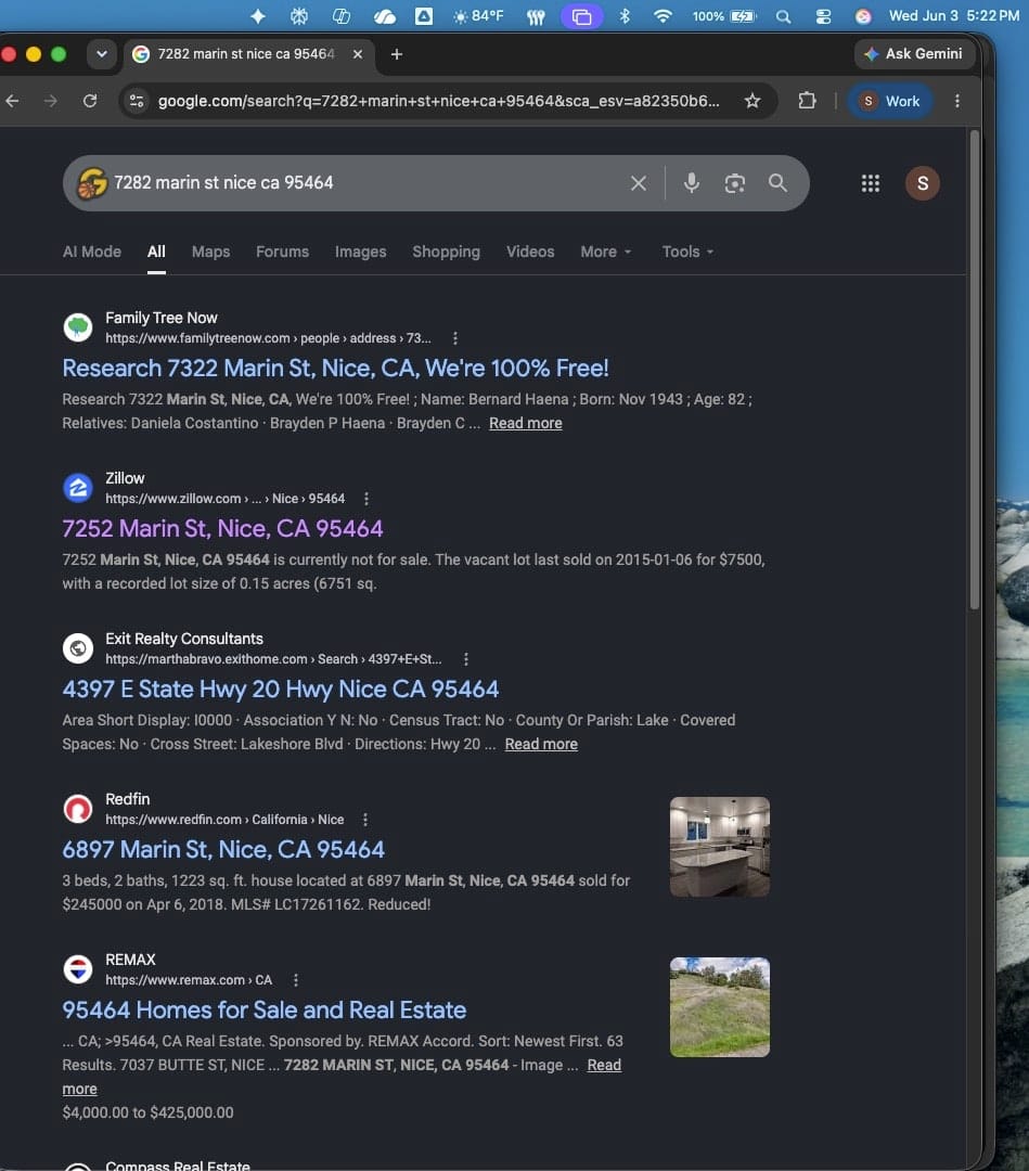 Google Lies with Zillow and Other