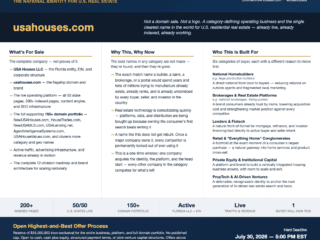 USAHousesLLCBizForSale