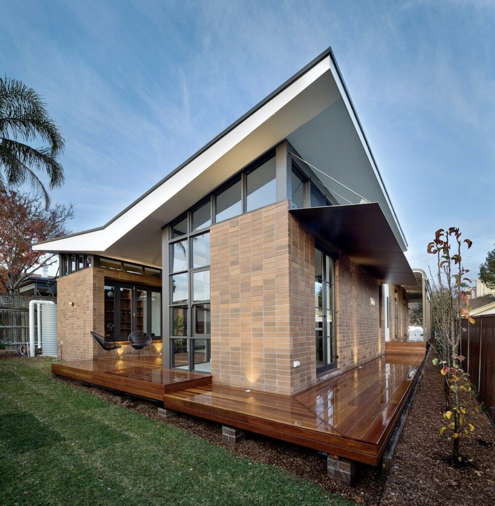 Nice house with a glass front